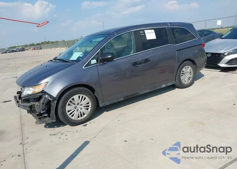 2016 Honda Odyssey Lx z USA, uszkodzony, nr VIN 5FNRL5H2XGB081909
